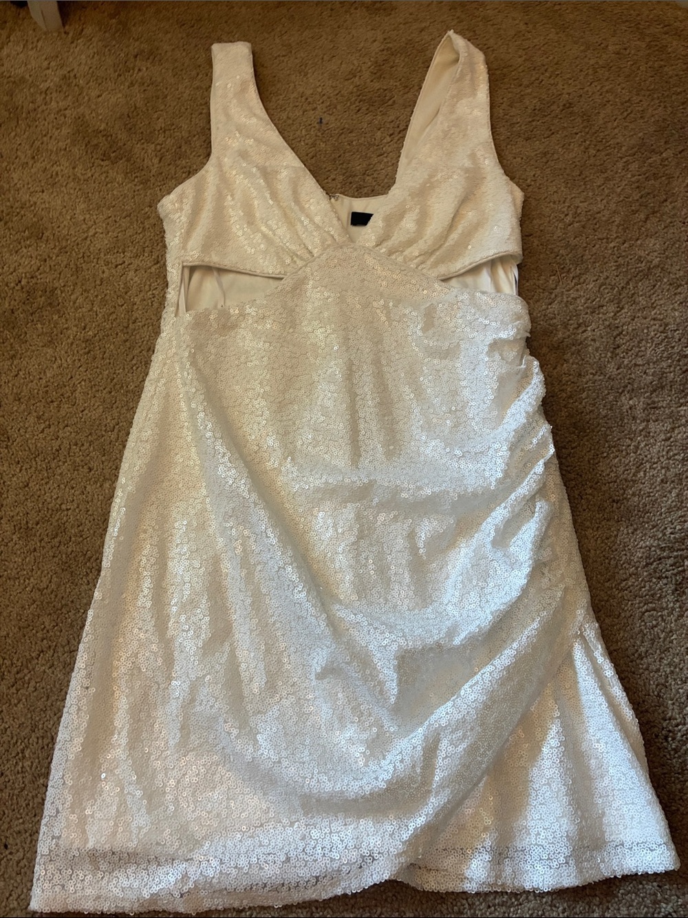 Lulus Don’t Lose Your Shine Sequin Bodycon Mini cocktail dress size M